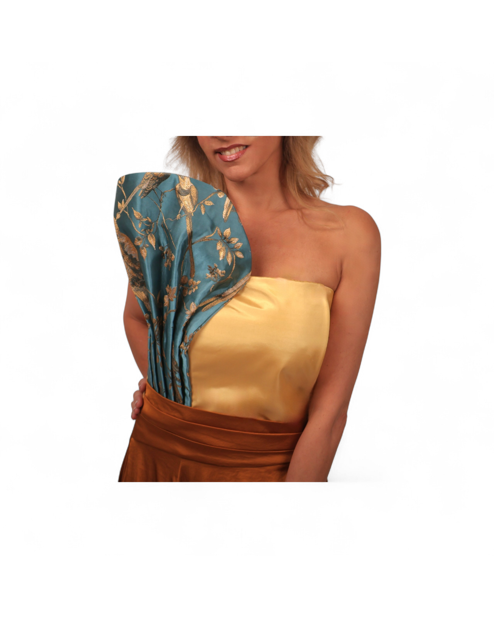 YELLOW AMAZON EVENING GOWN