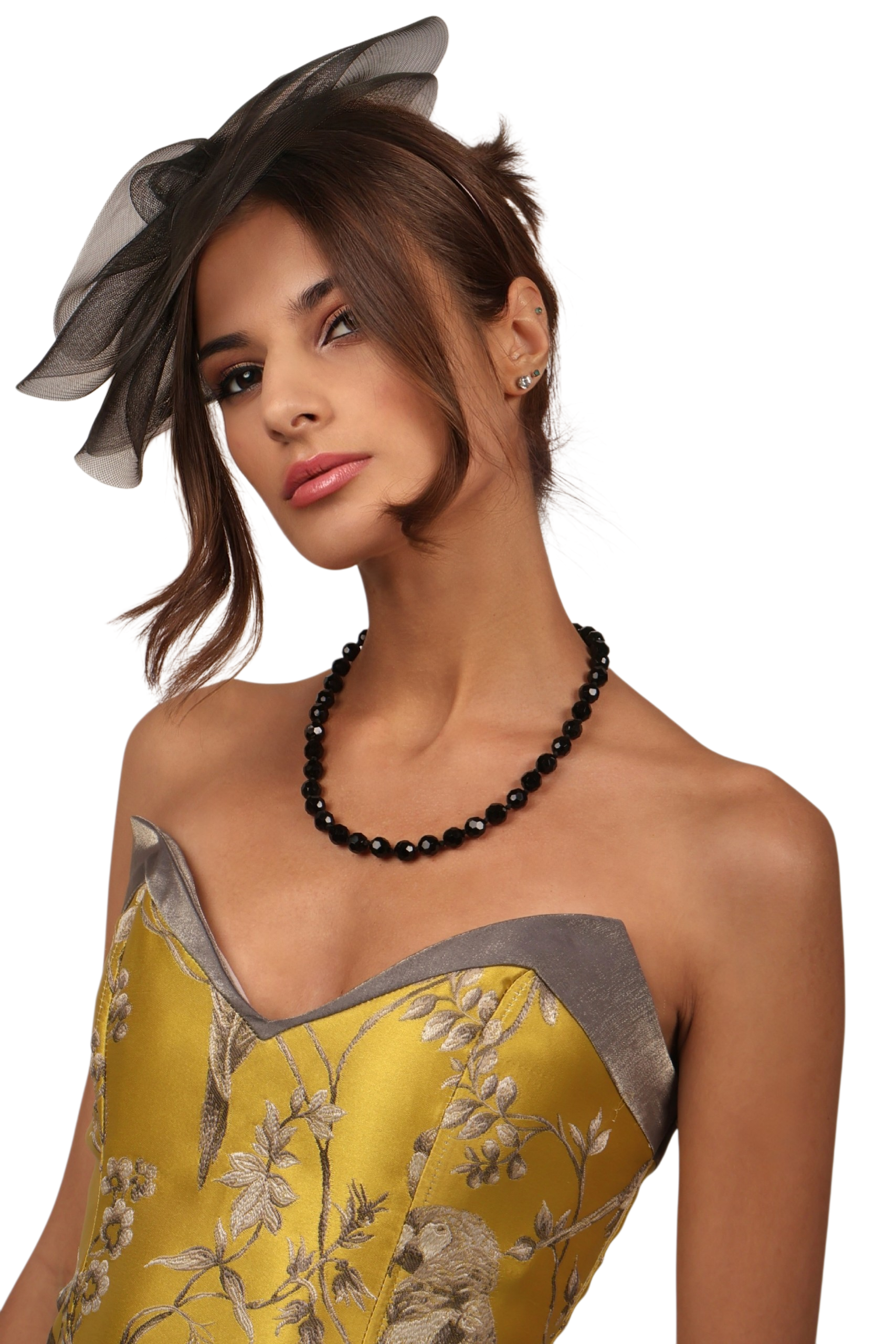 YELLOW AMAZON COCKTAIL DRESS