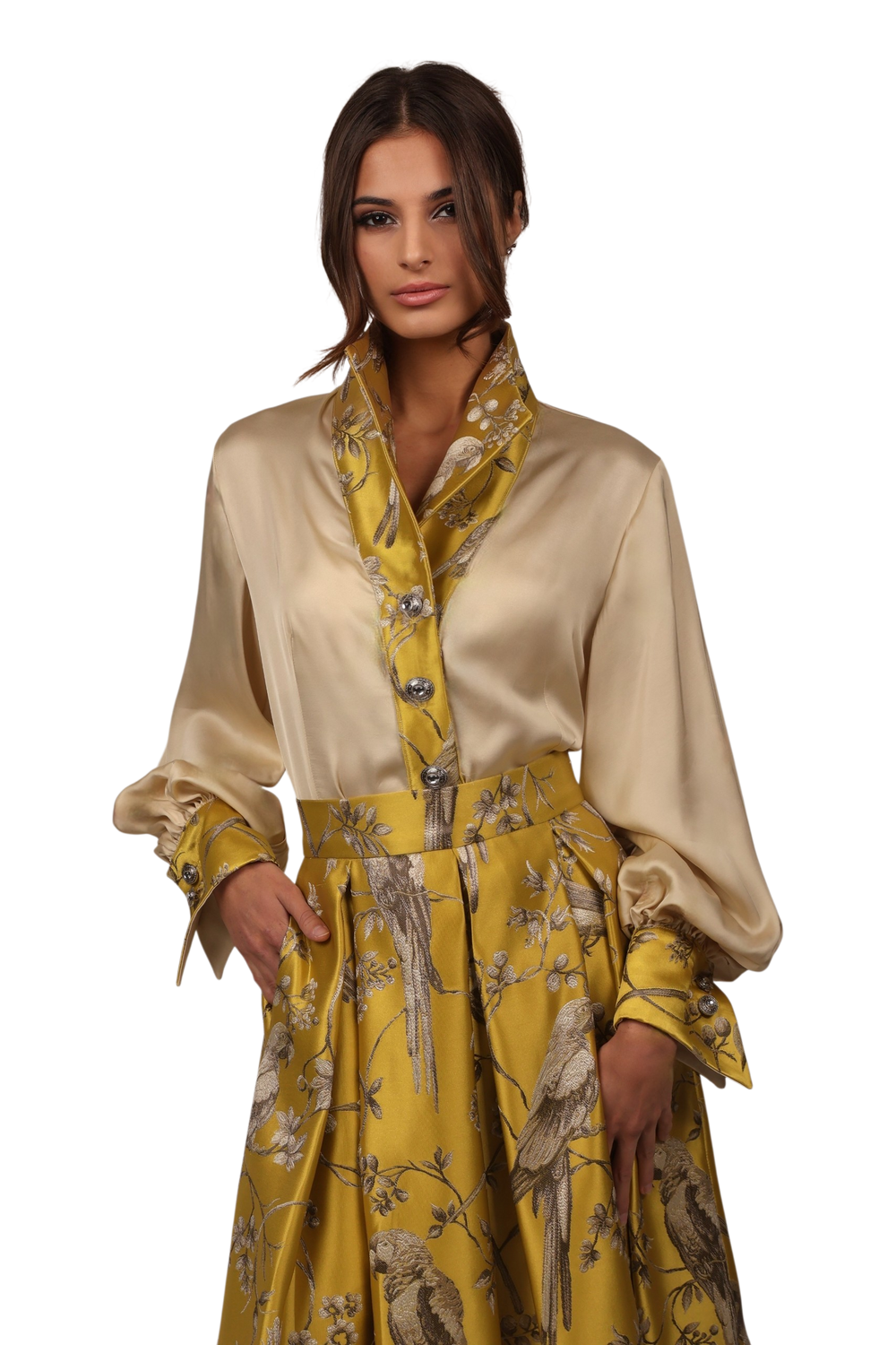 YELLOW AMAZON BLOUSE