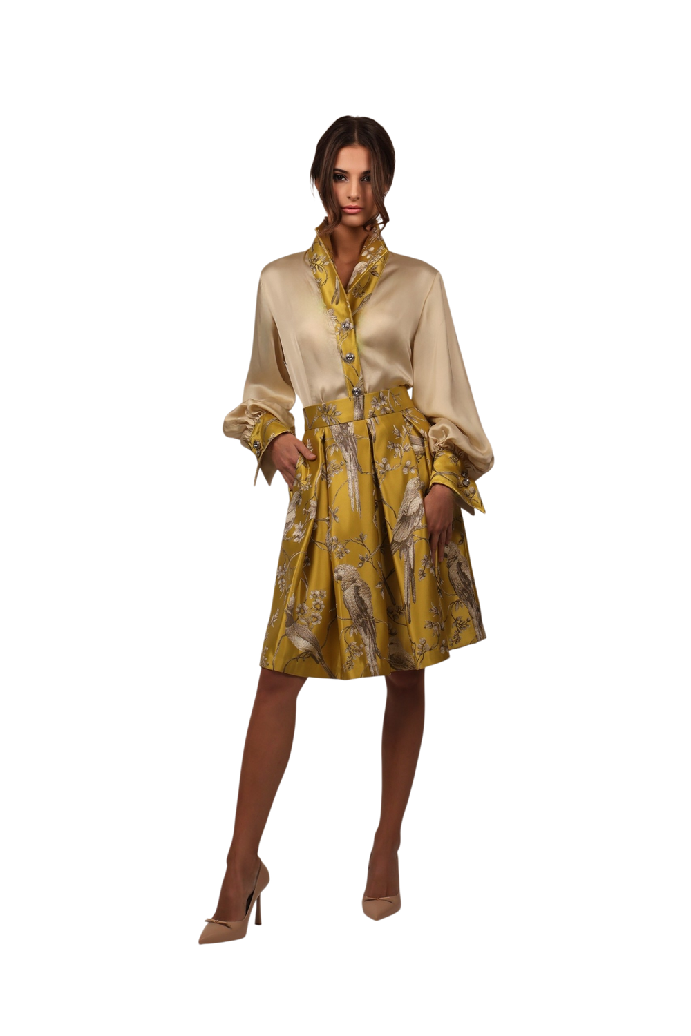 YELLOW AMAZON SKIRT