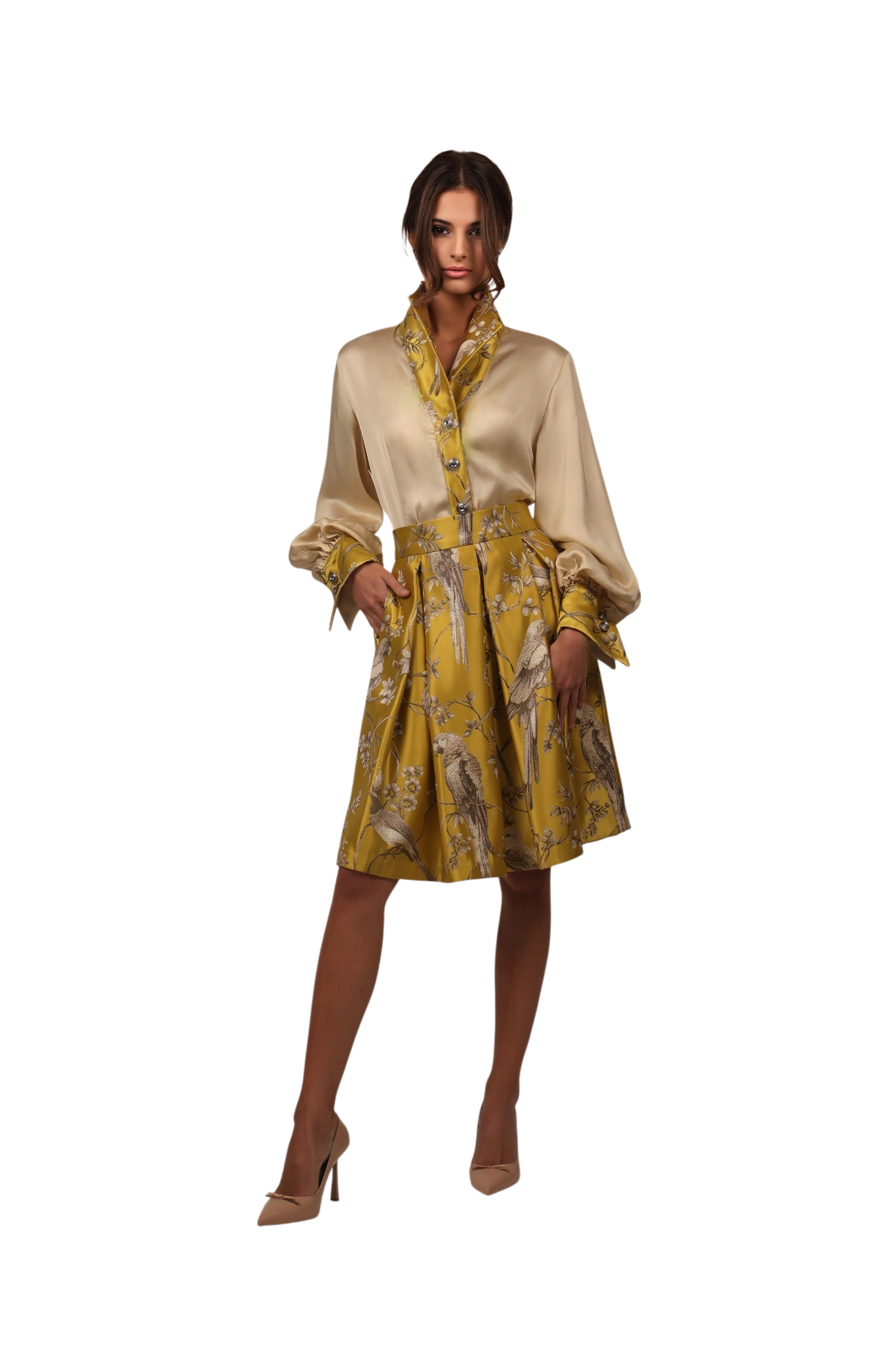 YELLOW AMAZON SKIRT
