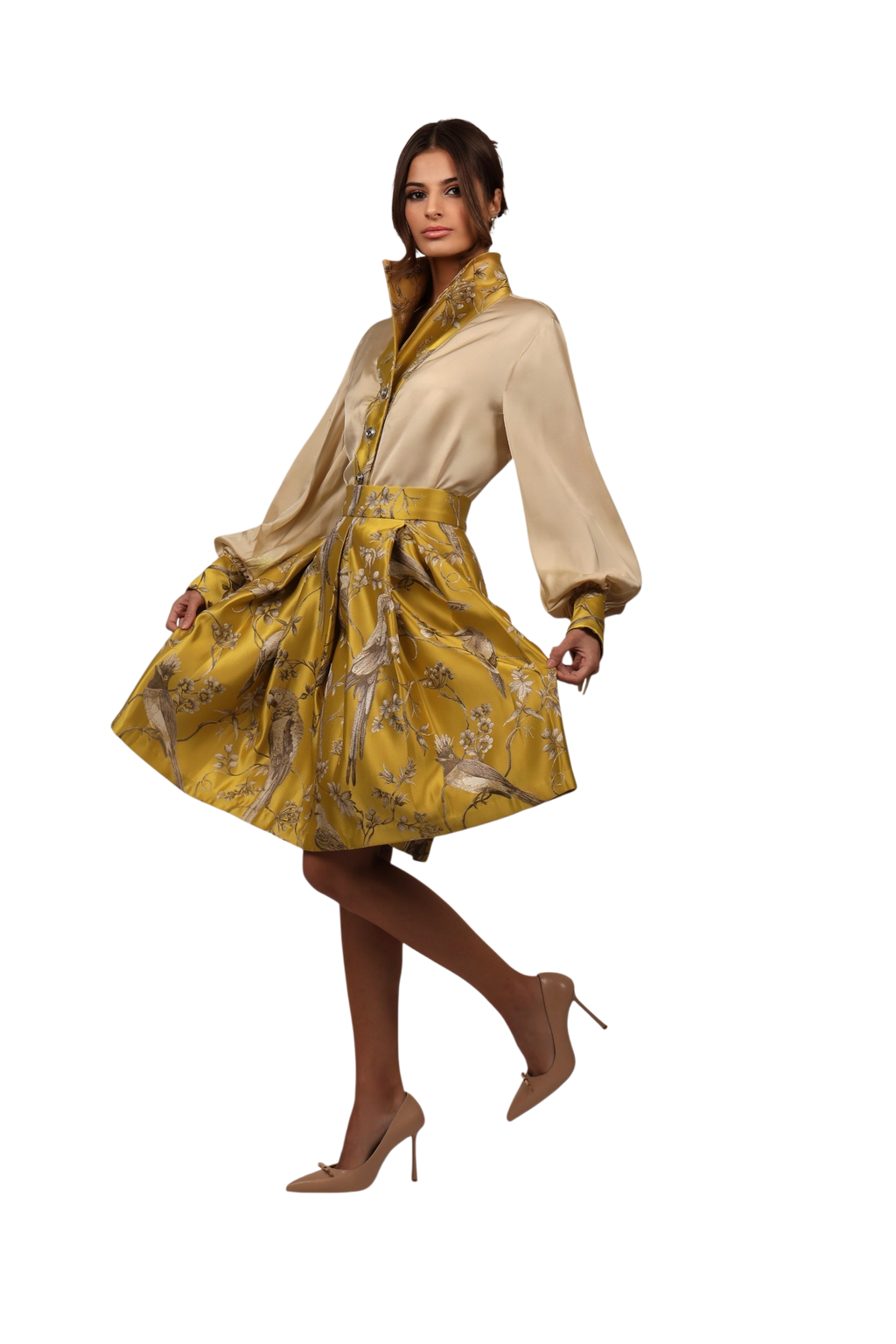 YELLOW AMAZON SKIRT