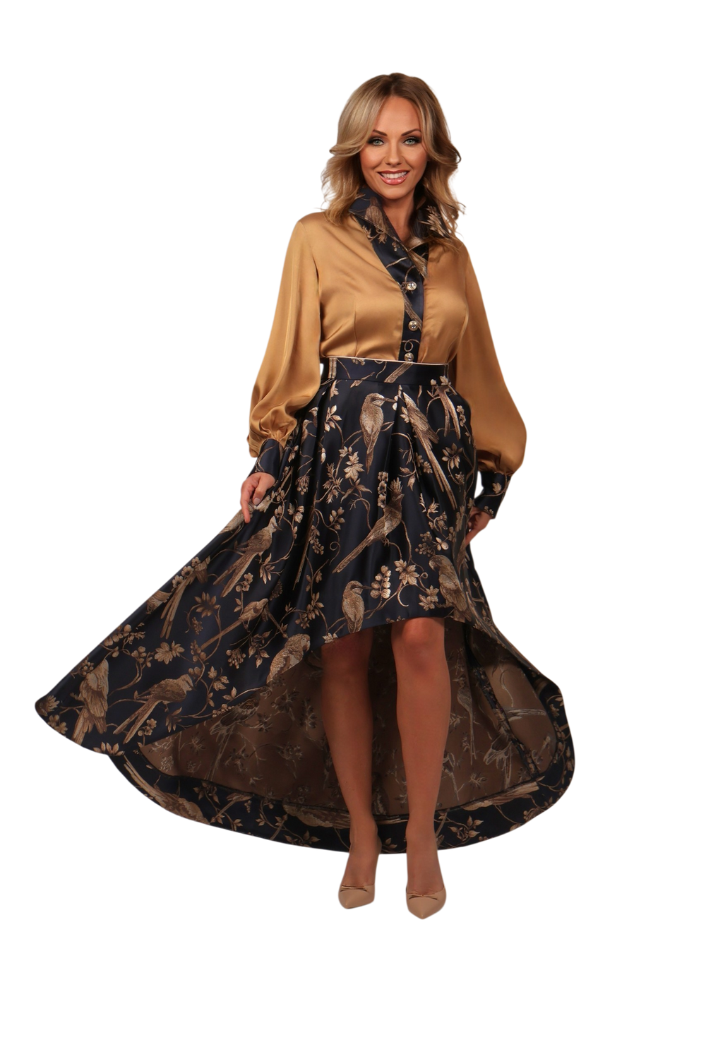 MIDNIGHT AMAZON  LONG SKIRT
