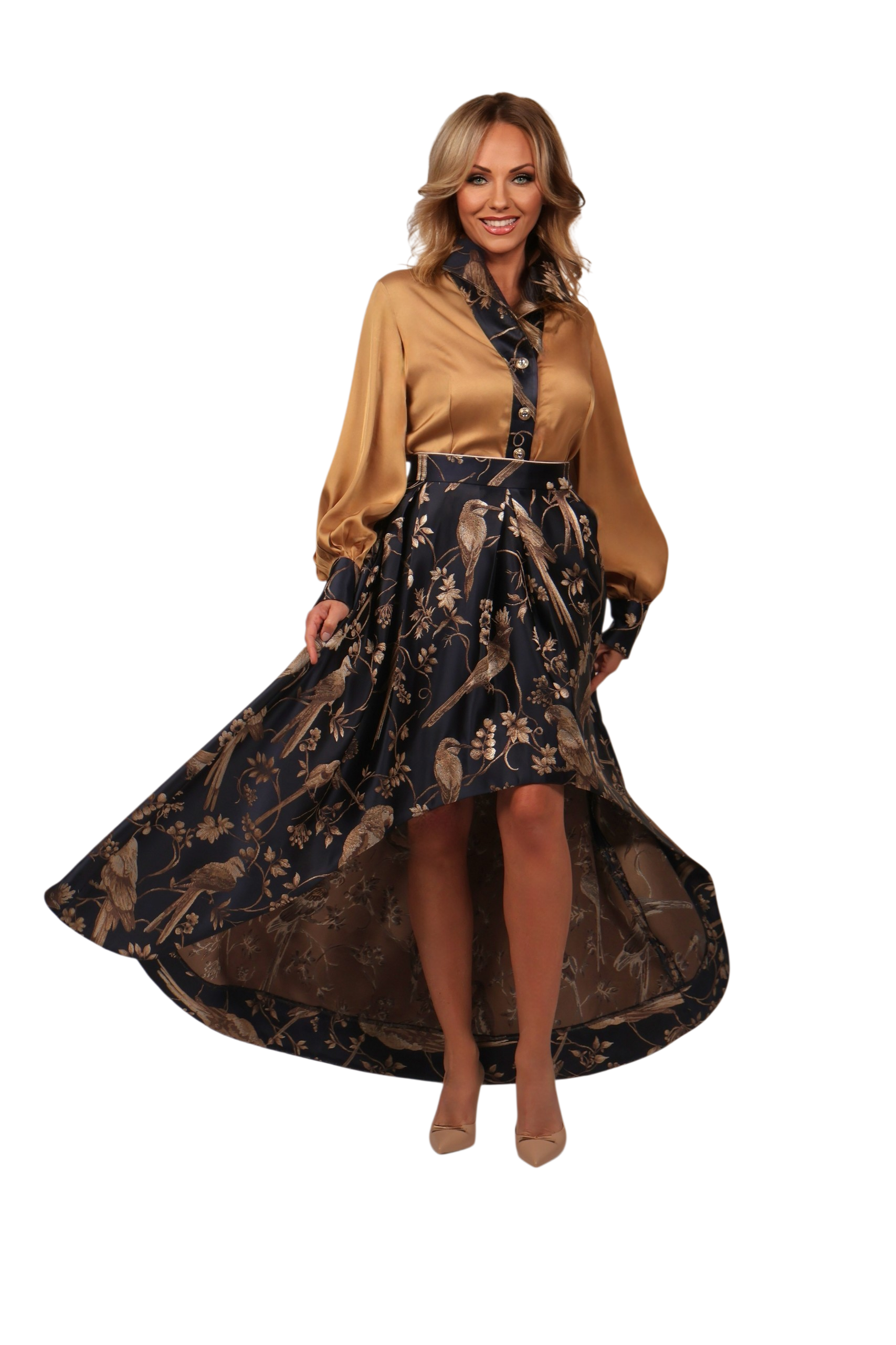 MIDNIGHT AMAZON  LONG SKIRT